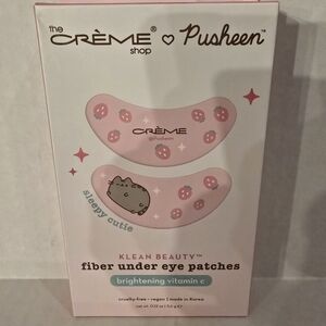 **6 for $20** The Crème Shop x Pusheen Pink Fiber Under Eye Patches
